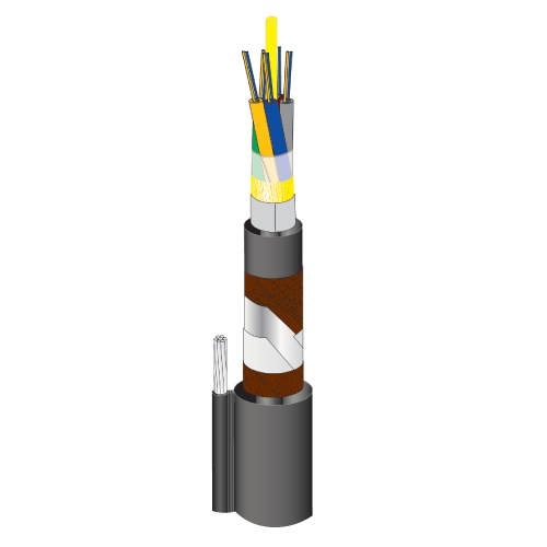 Double Sheathed, Double Steel Tape Armored Fiber Optic Cable