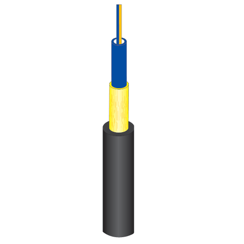 Single Sheath, Non-metallic Fiber Optic Cable