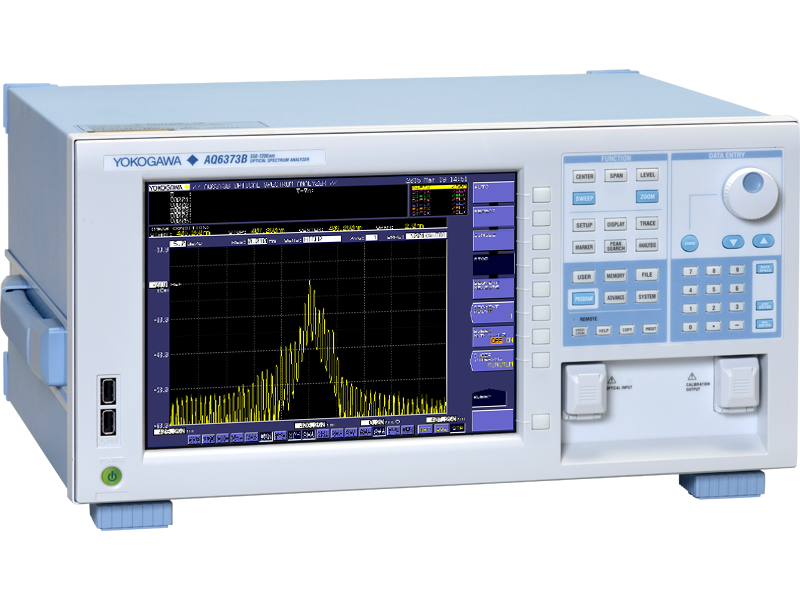 AQ6373B Görünür Dalgaboyu Optik Spektrum Analizörü 350 - 1200 nm