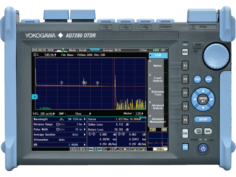 AQ7280 Modüler Optik Zamanlı Reflektometre