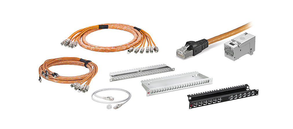 Fabrikada monte edilmiş bakır veri kablosu gövdeleri