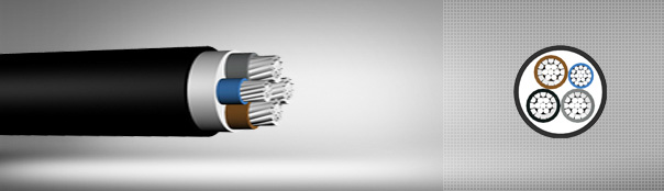 0.6/1 kV PVC izoleli, çok damarlı, alüminyum iletkenli kablolar