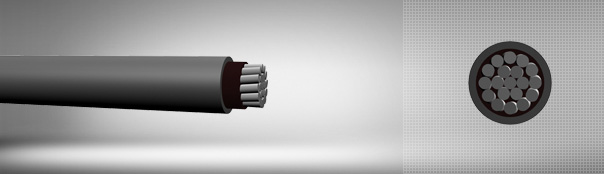 0.6/1 kV XLPE izoleli, tek damarlı, alüminyum iletkenli kablolar