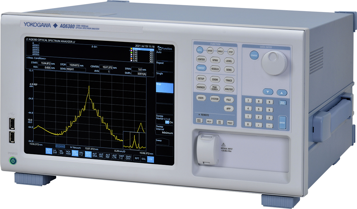 AQ6380 Highest Performance Optical Spectrum Analyzer 1200 - 1650 nm